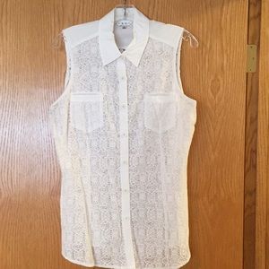 CAbi lace tunic, size Large